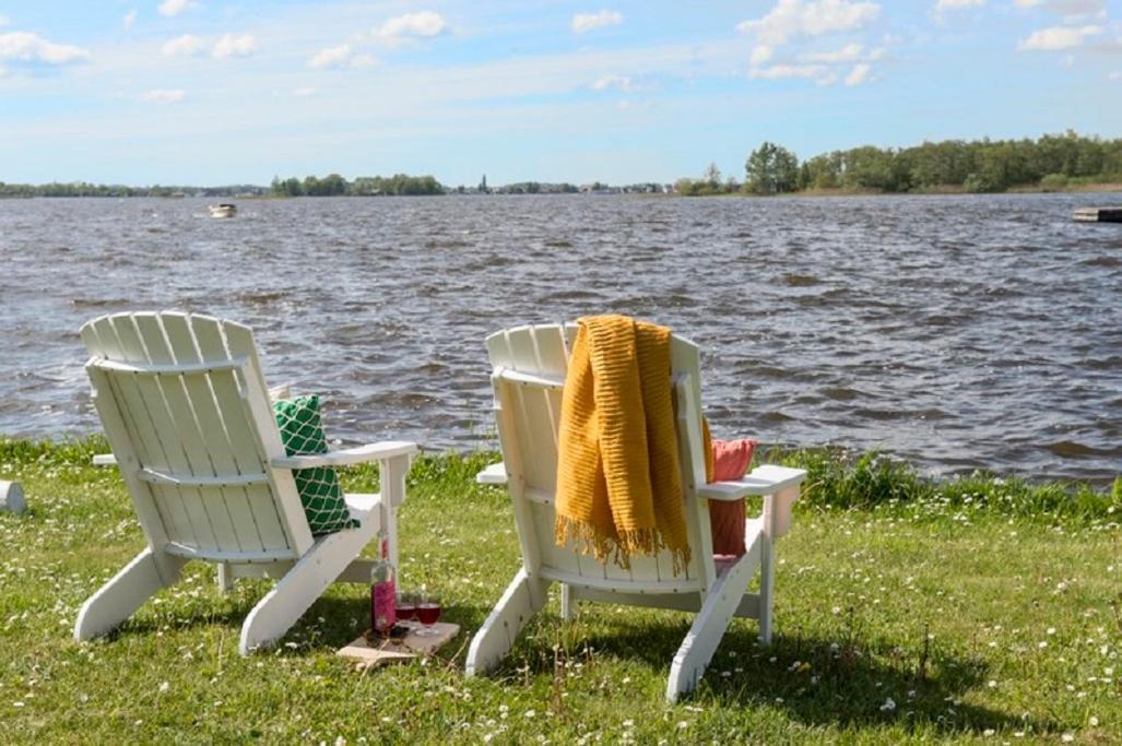 Bungalow Op Eiland Hotell Loosdrecht Exteriör bild